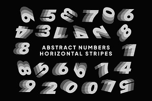 Number geometric speed motion lines, a Sport Illustration by Leksono