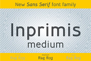Inprimis Medium, a Sans Serif Font by Bellini studio (Thumbnail 1 of 7)