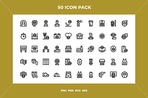 Basketball icons, an Outline Icon by Wencory