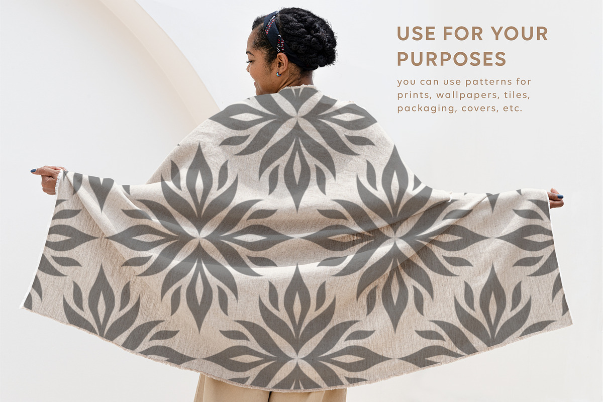 Seamless damask patterns., a Pattern Graphic by Getalo Viktoriia (Photo 11 of 13)