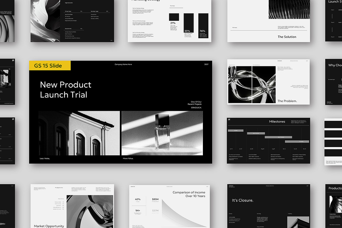Pitch Deck Structure Google Slides, a Presentation Template by Siska Arista (Photo 1 of 4)