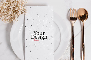 4 x 8.5 Card Mock Up 1, a Print Template by ariodsgn