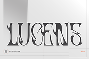 Lucens — Modern Gothic Display Font, a Blackletter Font by Aesthetight Studio (Thumbnail 1 of 14)