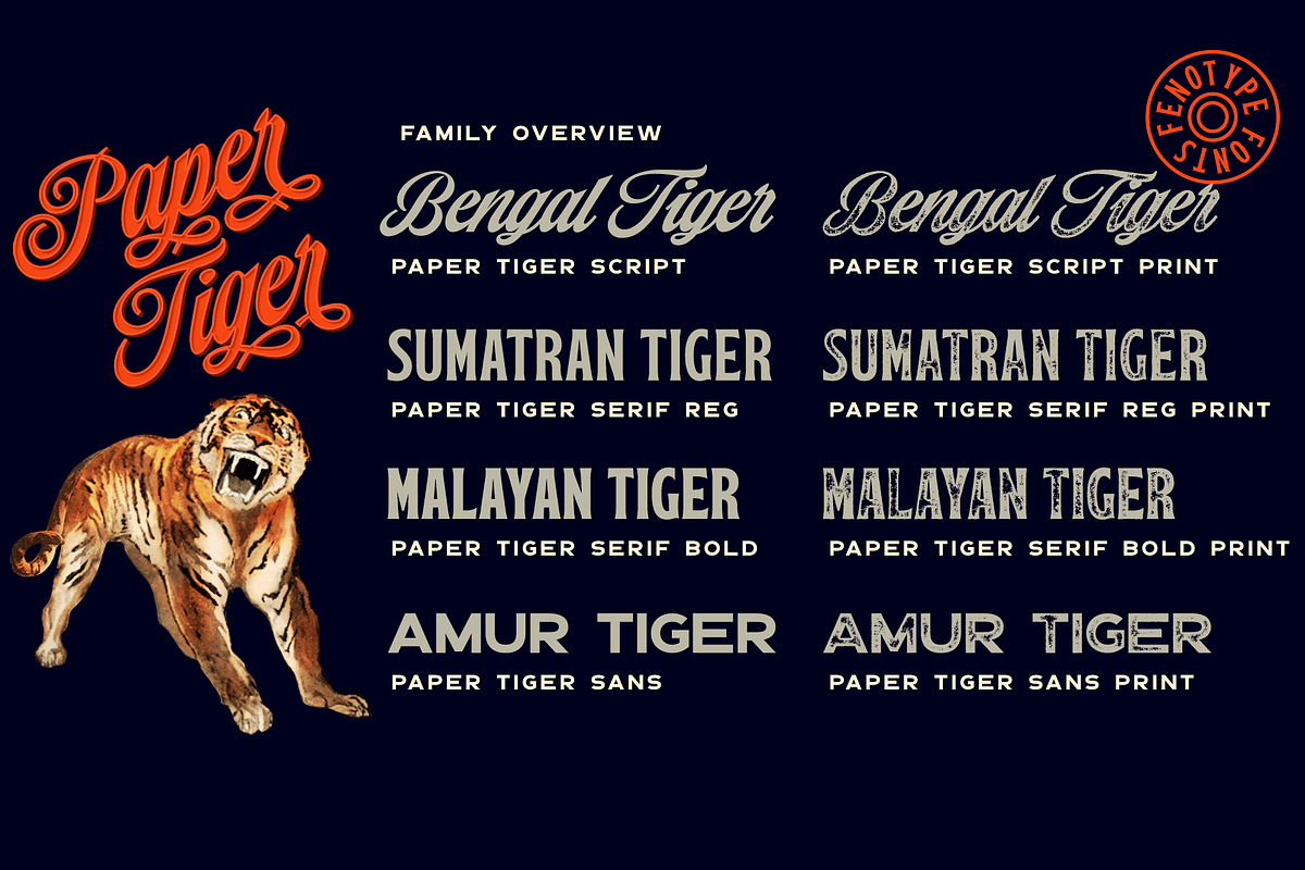 Paper Tiger Victorian Font Madness, a Script Font by Fenotype (Photo 14 of 14)