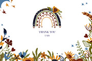 Boho Rainbows, Floral Rainbows, a Decorative Illustration by Usis (Thumbnail 10 of 10)
