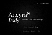 Ancyra Body, a Serif Font by Hurufatfont (Thumbnail 1 of 13)