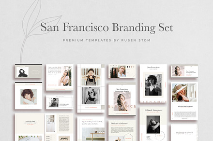San Francisco Branding Set, a Stationery Template by Ruben Stom