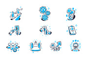 Team Collaboration Icon Doodle Vol 2, an Object Graphic by SLAB! Design (Thumbnail 3 of 3)