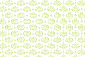 Floral lime damask seamless pattern, a Photo by Studio ANNA