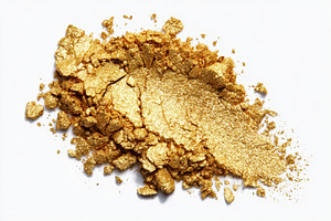 Crushed gold eyeshadow glitter makeu, a Photo by Pixeness Studio