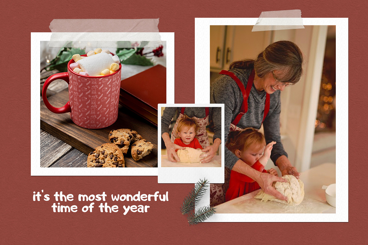 Cozy Christmas - Clipart & Patterns, an Illustration by JT_Design_Art (Photo 5 of 11)