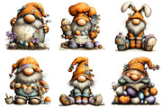 Easter Gnome Clipart, an Illustration by Design Market (Thumbnail 3 of 4)