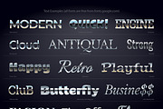 AI graphic styles Chrome-Silver, a Layer Style Add-On by popskraft (Thumbnail 3 of 5)