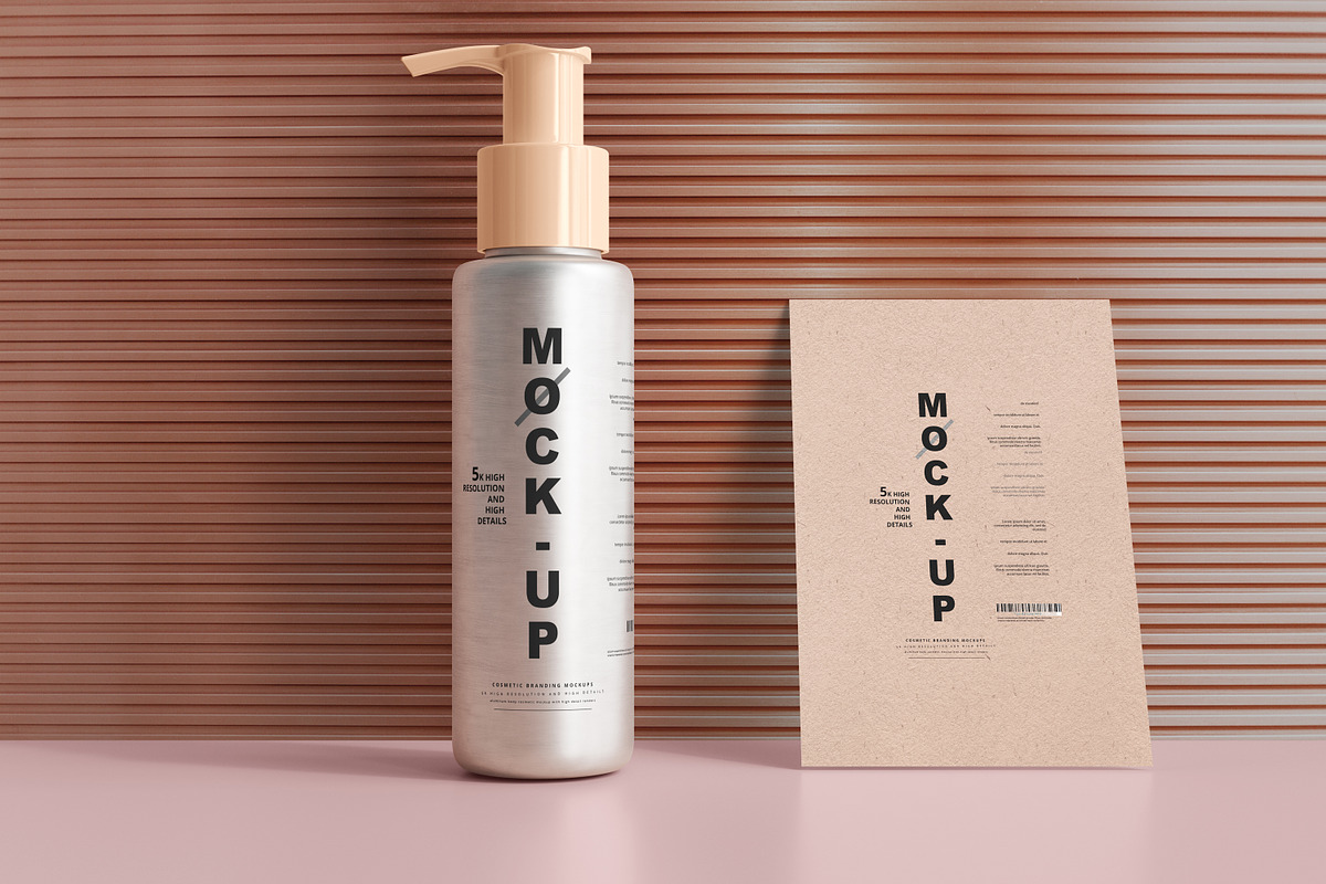 Aluminum Cosmetic Mockup Bundle, a Cups & Container Mockup by pmvch (Photo 80 of 206)