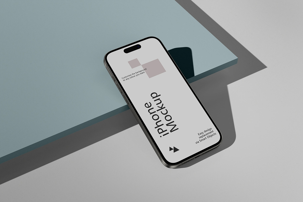 iPhone Pro Mockup, an iPhone Mockup by Tahtagraphic (Photo 2 of 5)