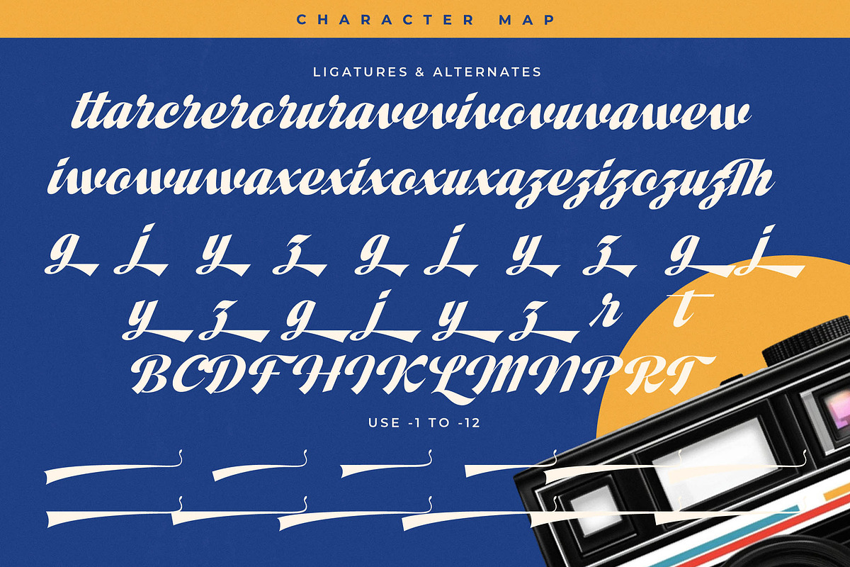 Vintage Charge Bold Retro Script, a Script Font by timelesstype.co (Photo 19 of 20)