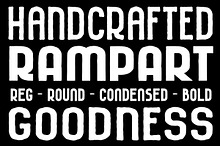 RAMPART - Vintage Sans Serif Font