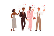 LGBT wedding ceremonies set, a Person Illustration by Good Studio (Thumbnail 5 of 7)