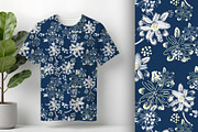 Artistic Daisy Floral Seamless, a Pattern Graphic by Sharon Schwalbe (Thumbnail 2 of 6)