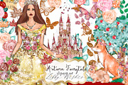 Autumn Fall Fairytale Clipart, an Illustration by Libby Wishes (Thumbnail 1 of 6)