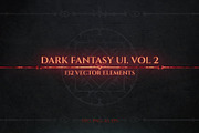 Dark Fantasy UI Set. Vol 2, an Object Illustration by Olga Ryzychenko (Thumbnail 1 of 11)