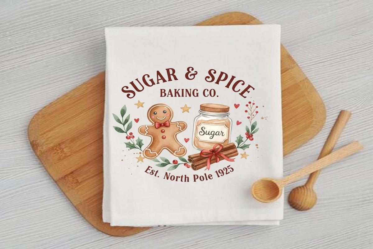 Christmas Kitchen Towel PNG Bundle, a Graphic by EllaMaiyaali (Photo 4 of 5)