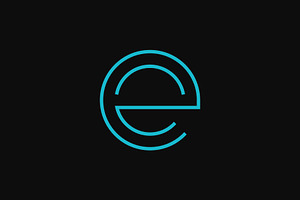 modern and elegant letter E logo, a Branding & Logo Template by Rasagama Studio