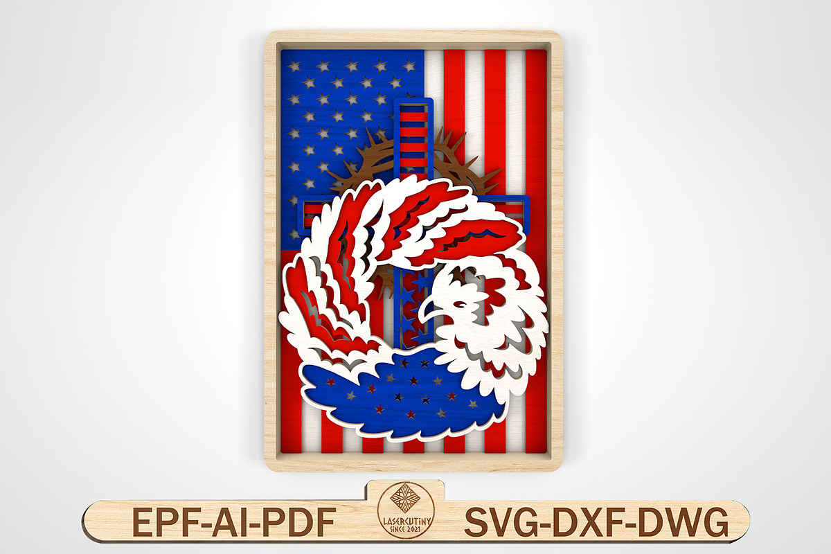 Independence Day Svg, a Pattern Graphic by Lasercutiny (Photo 1 of 2)
