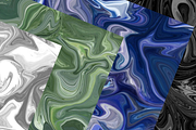Rainbow Marbled Paint Pattern Set, a Pattern Graphic by Gen Aumonier (Thumbnail 5 of 9)