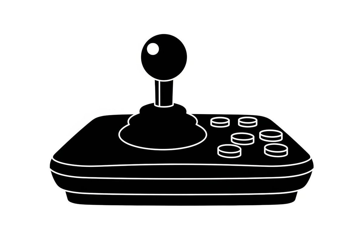 50 Retro Gaming Joystick Vector Bund, an Illustration by Creativeshirt (Photo 51 of 51)