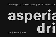 Asperia Drift, a Sans Serif Font by NicolassFonts (Thumbnail 1 of 5)