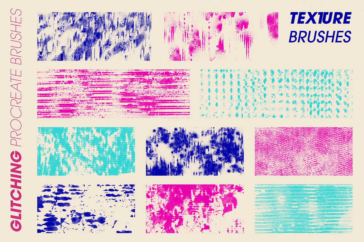 Glitching Brushes for Procreate preview 2