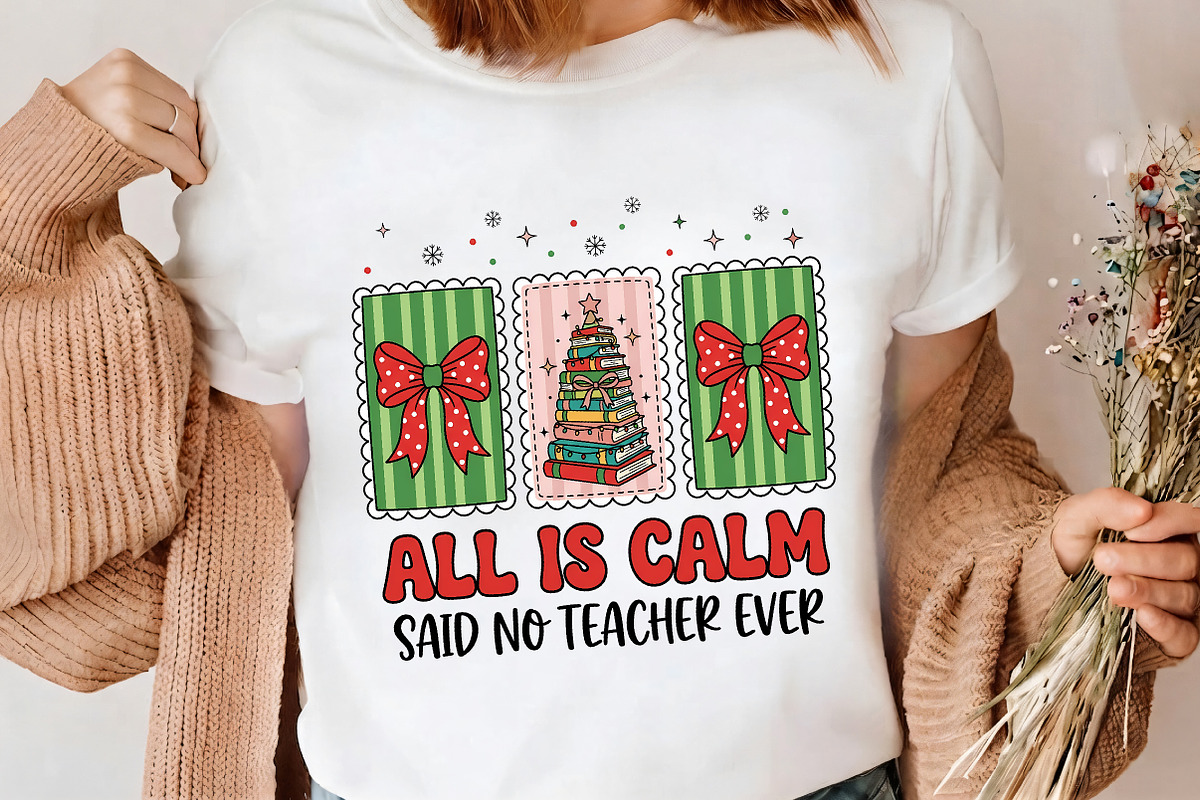 All Is Calm Said No Teacher Ever, a Seasonal Illustration by CrexoraLab (Photo 4 of 4)
