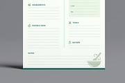 Recipe Card Template, a Stationery Template by MightyDesign (Thumbnail 5 of 8)
