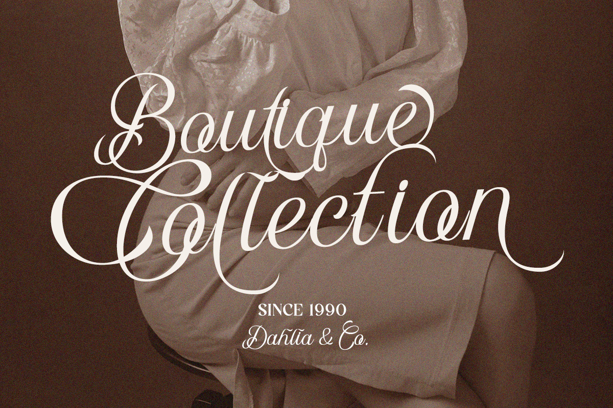 Denamola - Elegant Script Font, a Serif Font by Qweera Studio (Photo 5 of 12)
