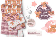 Adorable Little Mice Patterns, a Pattern Graphic by DrawStudio1988 (Thumbnail 5 of 11)