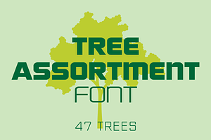 Tree Assortment Font