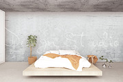 interior PSD, Bedroom SMART LAYER, a Print Template by HisariDS Mockup Design (Thumbnail 2 of 6)