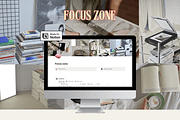 Focus zone - Notion template, an App Template by Iasan Design (Thumbnail 2 of 6)