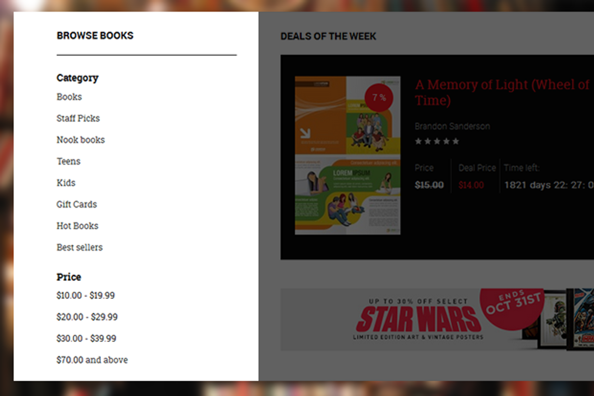 JM Bookshop - Magento Bookshop Theme, a Websites & App Template by UberTheme (Photo 5 of 5)