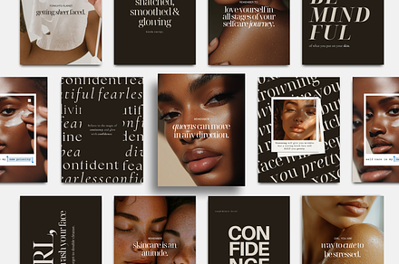 Skincare Quotes Instagram Templates