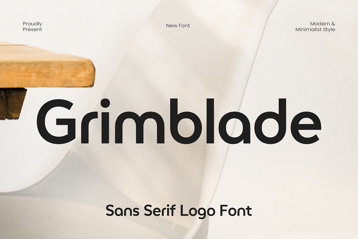 Grimblade - Logo Font, a Sans Serif Font by Umitype (Photo 9 of 9)