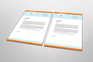 Oranzila Letterhead Template