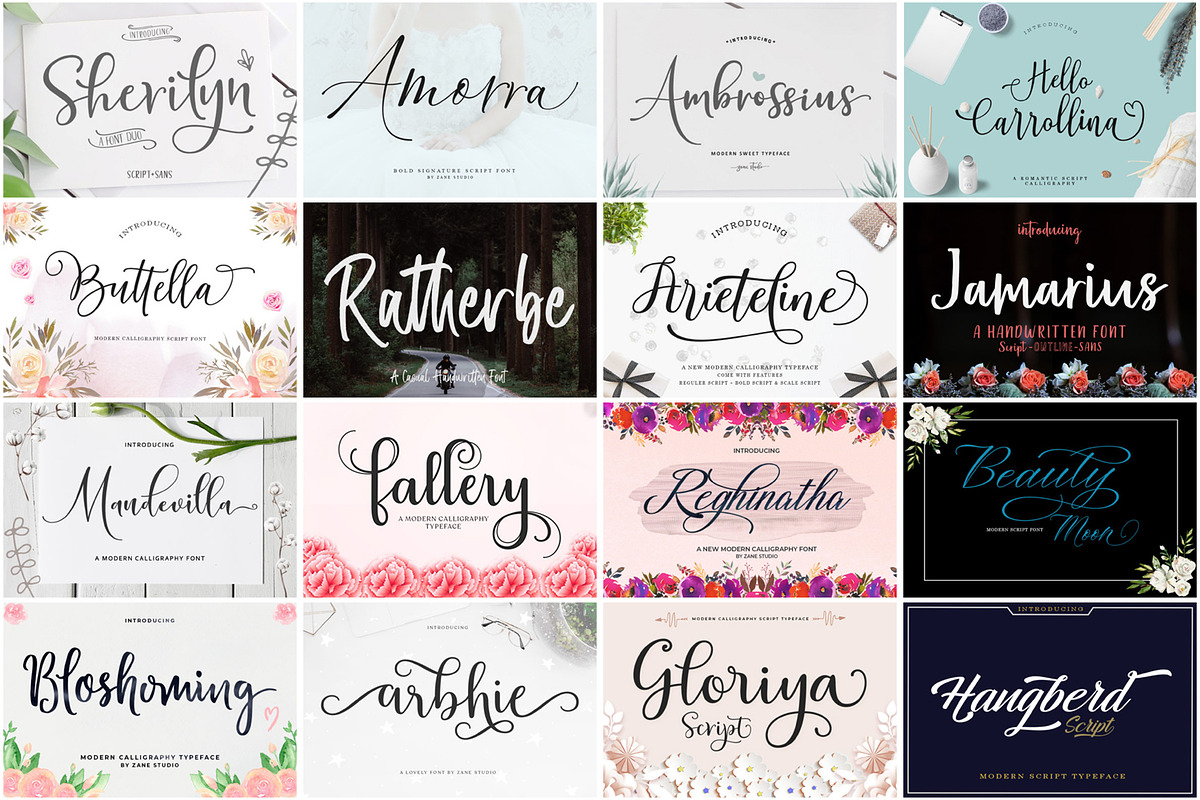 Ultimate Font Collection Bundle, a Script Font by JustArtDigital (Photo 5 of 5)