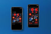 Black Rock Concert Flyer Set, a Flyer Template by graphicook (Thumbnail 3 of 3)