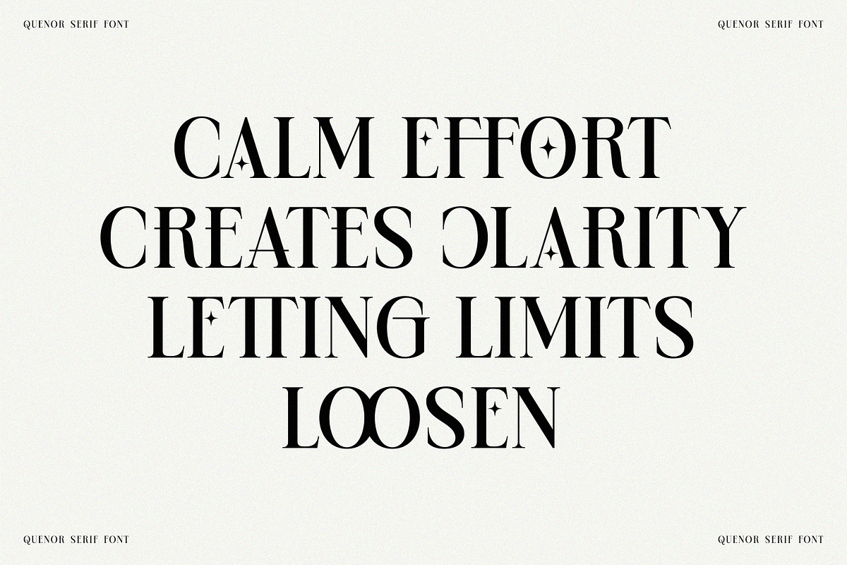 Quenor – Modern Editorial Serif Font, a Serif Font by shineink.designlab (Photo 6 of 10)