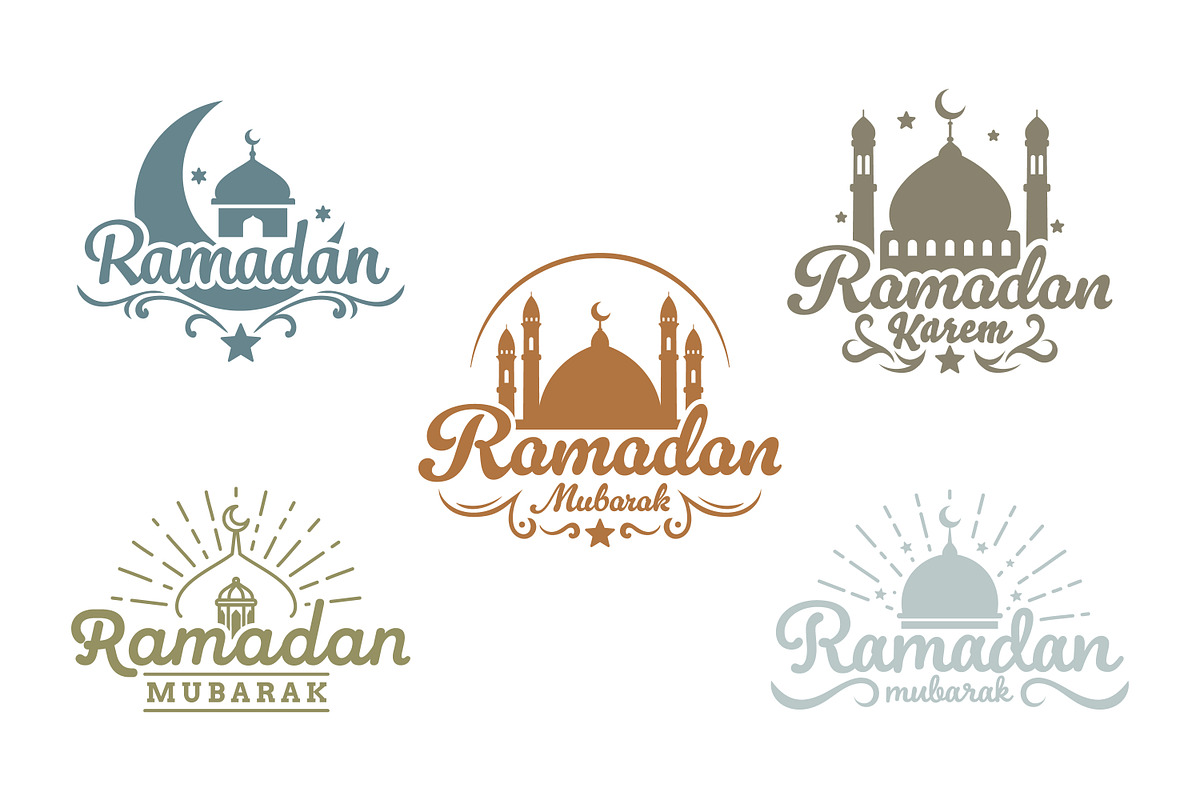 Ramadan Mubarak Islamic Logo, a Branding & Logo Template by Saba Vector