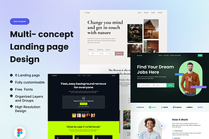 Multi Concept Landing Page