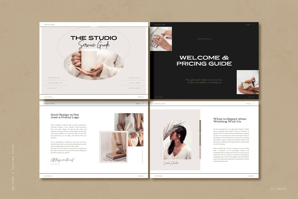 Studio Client Welcome & Pricing Kit, a Templates & Theme by AndrewPixel