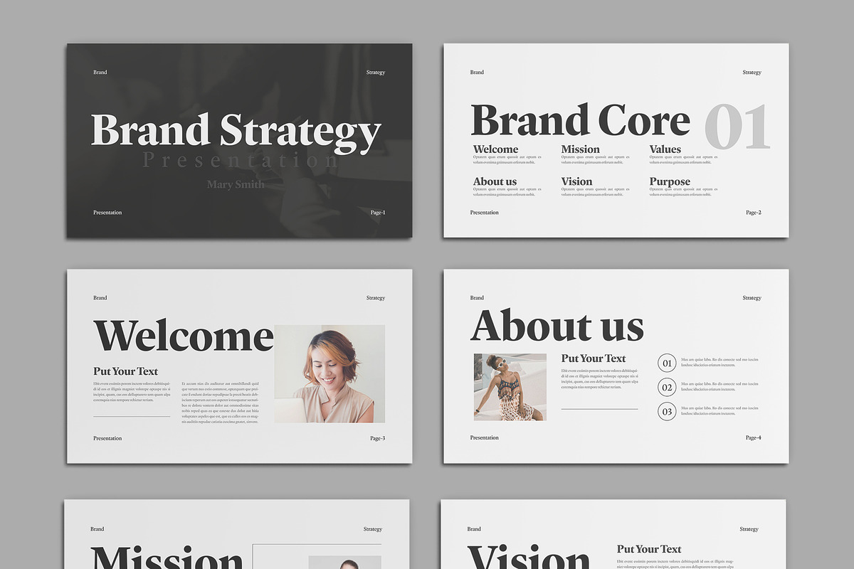 Brand Strategy Presentation Template preview 2